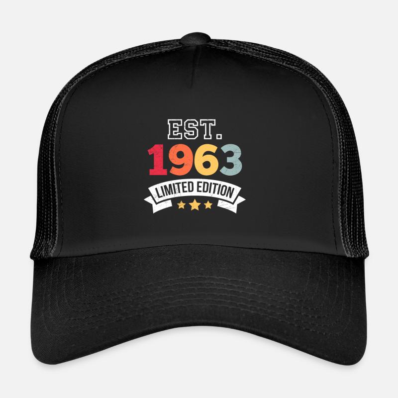 60e anniversaire Original 1963 60 ans Casquette trucker 