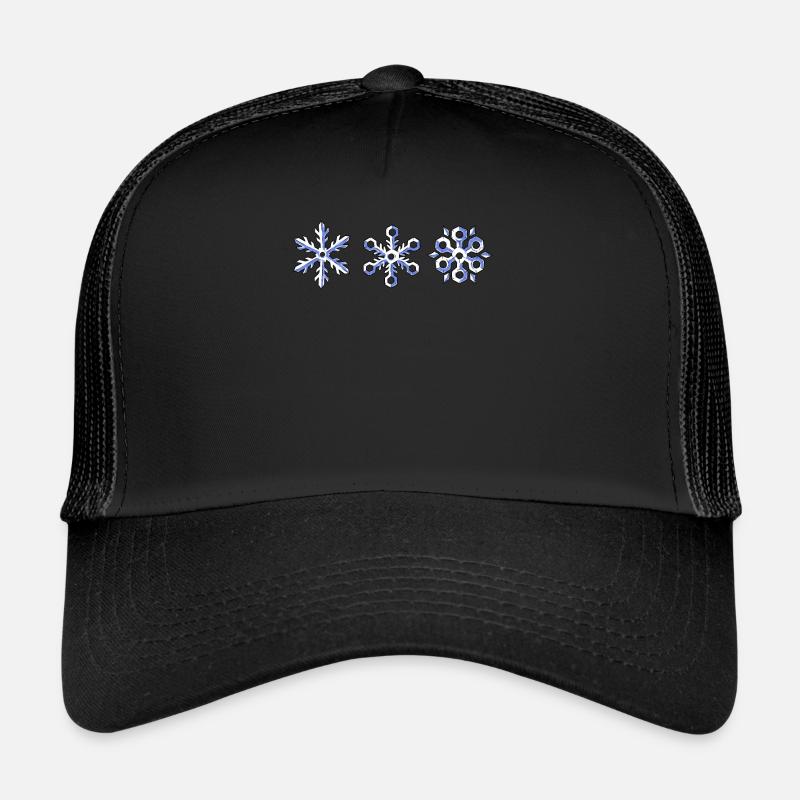 Schneeflocke Winter Trucker Cap