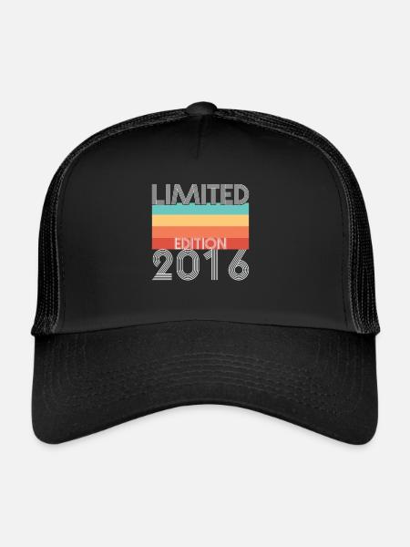 Limited Edition Retro 2016 - Trucker Cap - black/black - Front