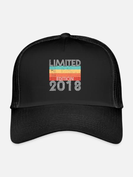Limited Edition Retro 2018 - Trucker Cap - black/black - Front