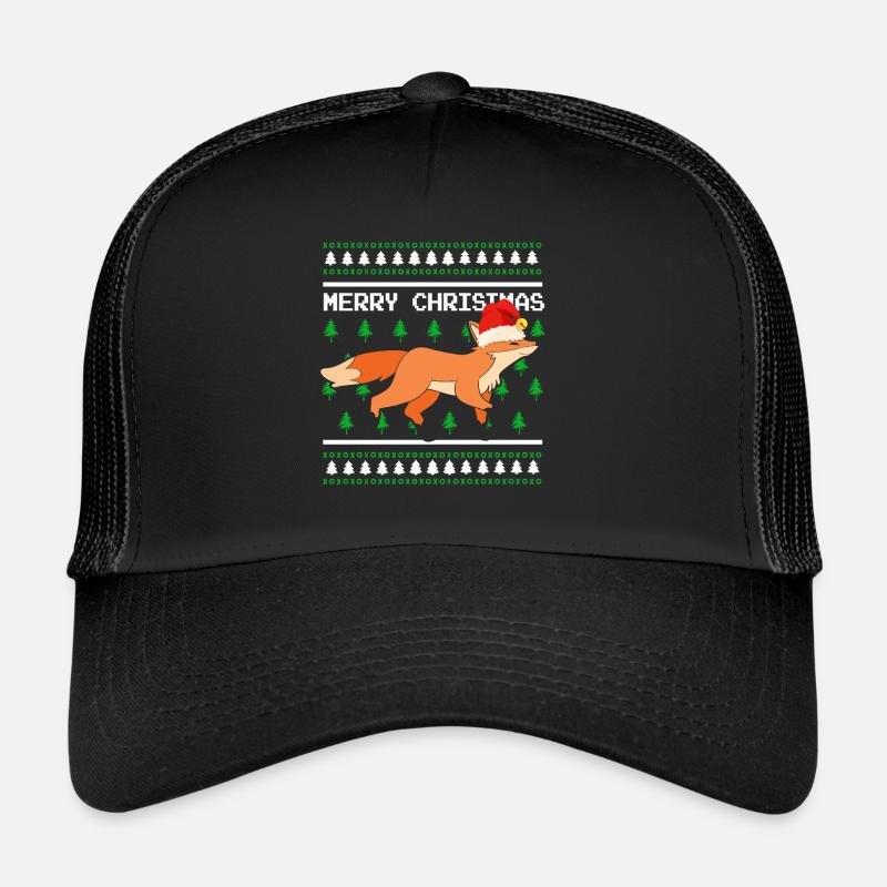 Moche pull de Noël Tshirt Renard de Noël Casquette trucker 