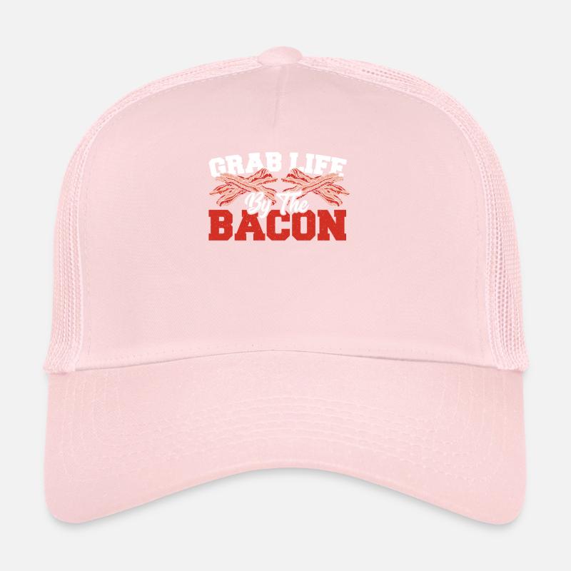 Grab Life By The Bacon Bacon and Egg Ham Breakfast Trucker Cap