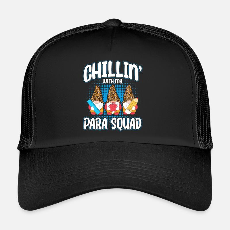 Chillin avec mon équipe para Casquette trucker 