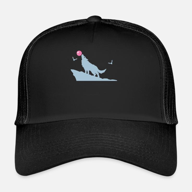Wolf Bubble Gum Lover Kaugummi Kaugummi Essen Trucker Cap