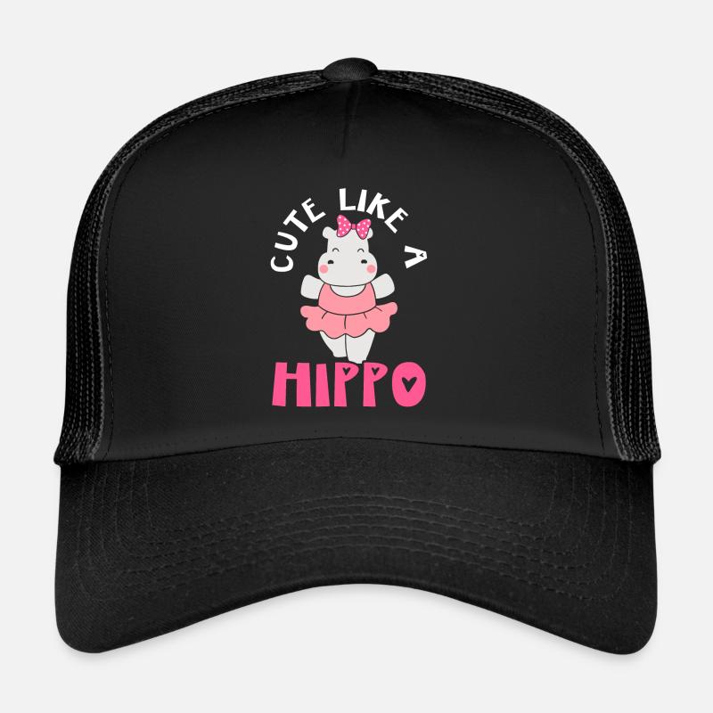 Niedlich wie ein Nilpferd Tier Nilpferd Liebhaber Trucker Cap