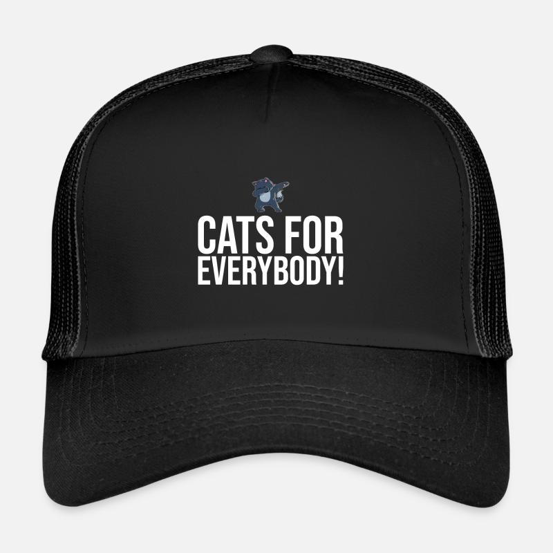Dabbing Cat Funny Cat Trucker Cap