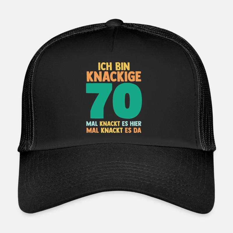 Siebzig 70 Jahre Siebzigster Geburtstag Trucker Cap