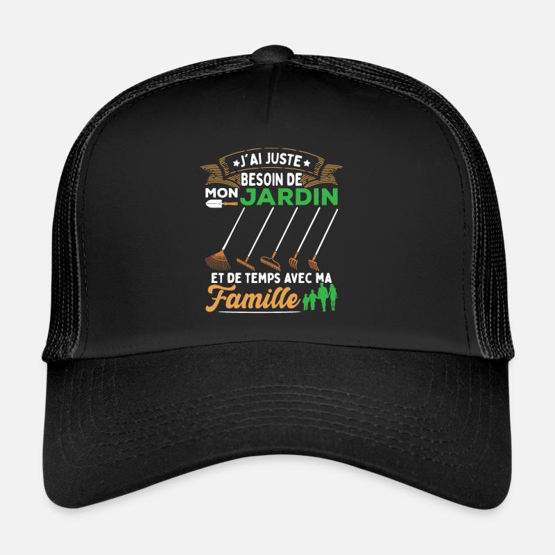 J'ai Juste Besoin Mon Jardin Casquette trucker 