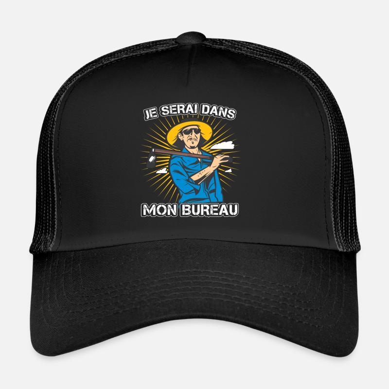 Je Serai Dans Mon Bureau Jardin Jardinage Casquette trucker 