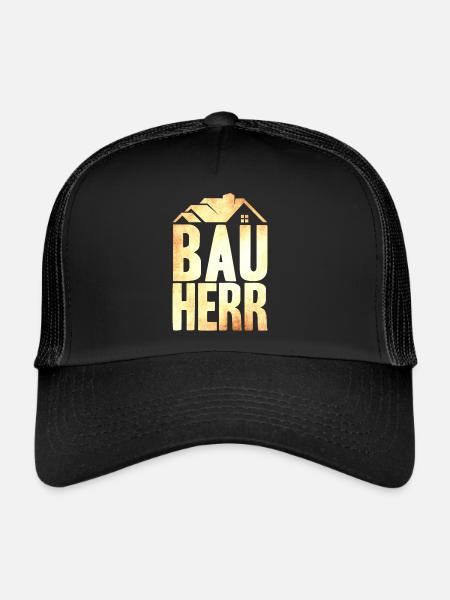 Bauherr - Trucker Cap - Schwarz/Schwarz