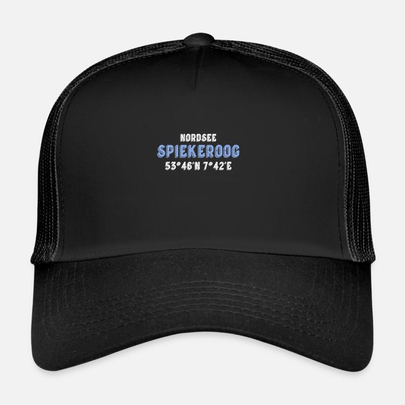 Spiekeroog Coordinates Souvenir Trucker Cap