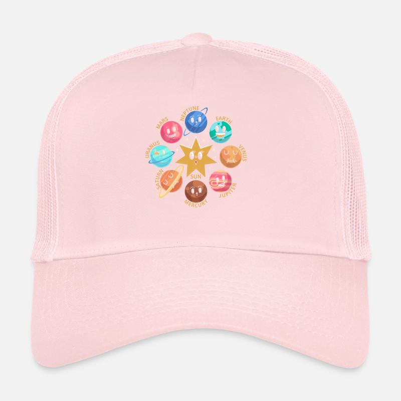 Astronomie aérospatiale - Drôle de système solaire Casquette trucker 
