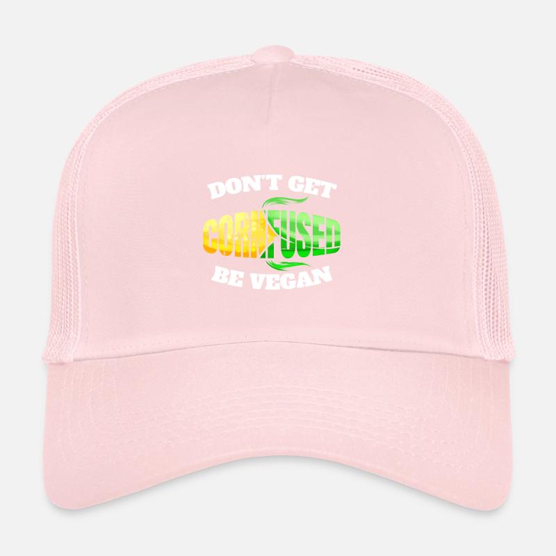 Don't Get Cornfused, Be Vegan Or Vegetarian - Go Trucker Cap