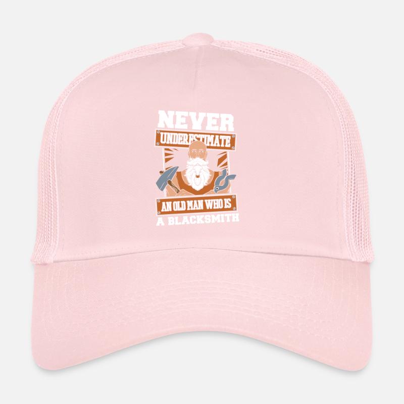 Forgeron forgeron forgeron Anvil forge forgeage Casquette trucker 