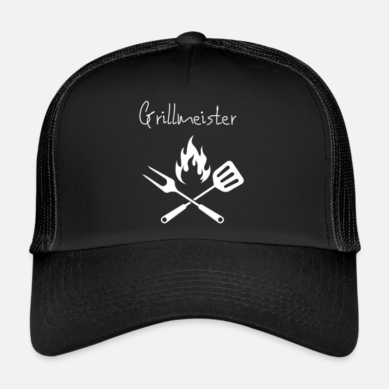 Grillmeister - Trucker Cap - Schwarz/Schwarz