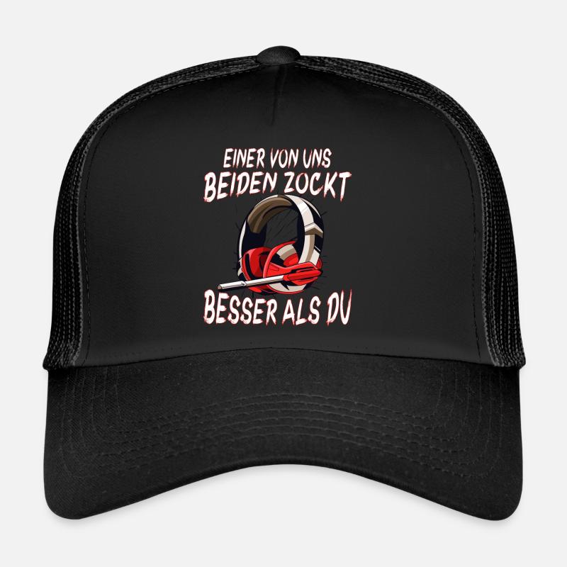 Der Controller Soll Mit Dir Sein. Videospiele Trucker Cap