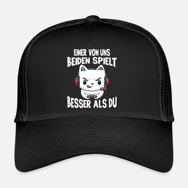 Der Controller Soll Mit Dir Sein. Videospiele Trucker Cap