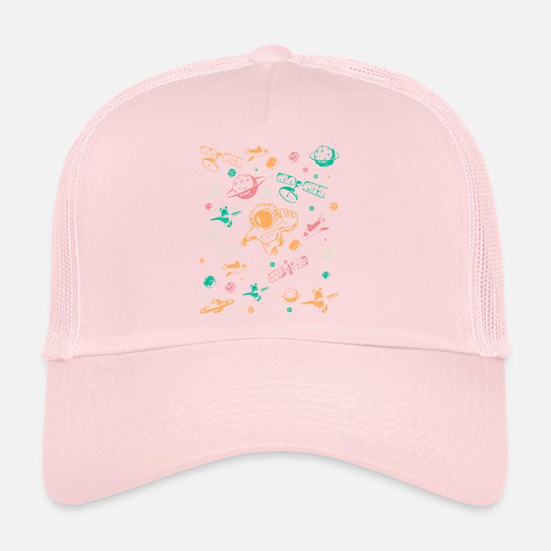 Space Travel Spaceship Aerospace Equipment Space A Trucker Cap