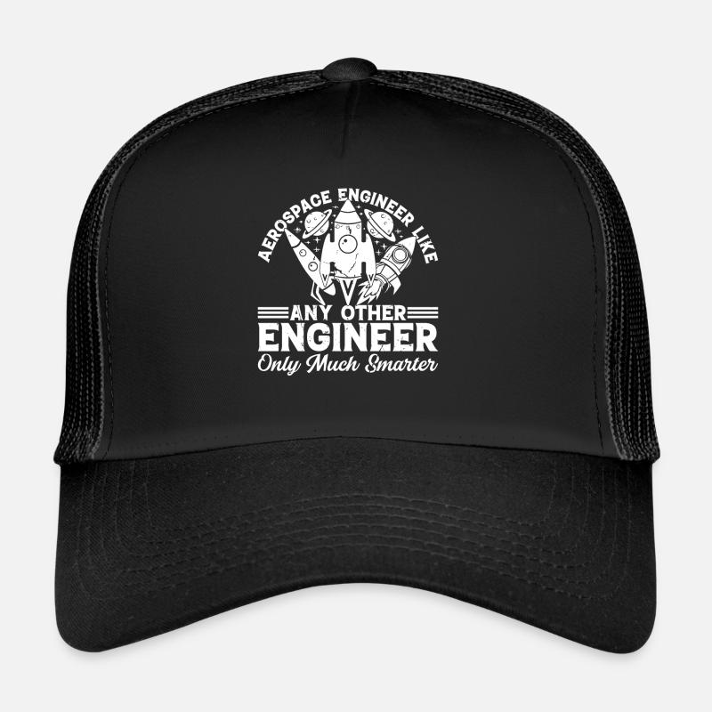 Space Rocket Aerospace Engineering Aerospace Engin Trucker Cap