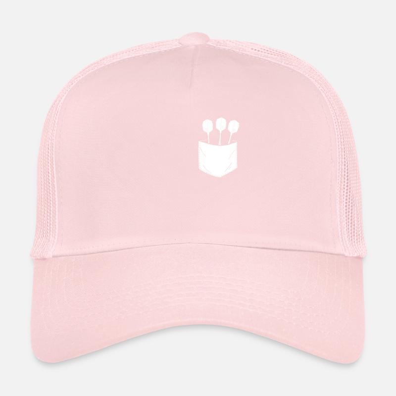 Fléchettes dans la poche de poitrine Casquette trucker 