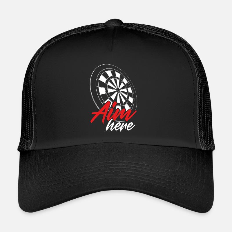 Visez le jeu de fléchettes ici Casquette trucker 