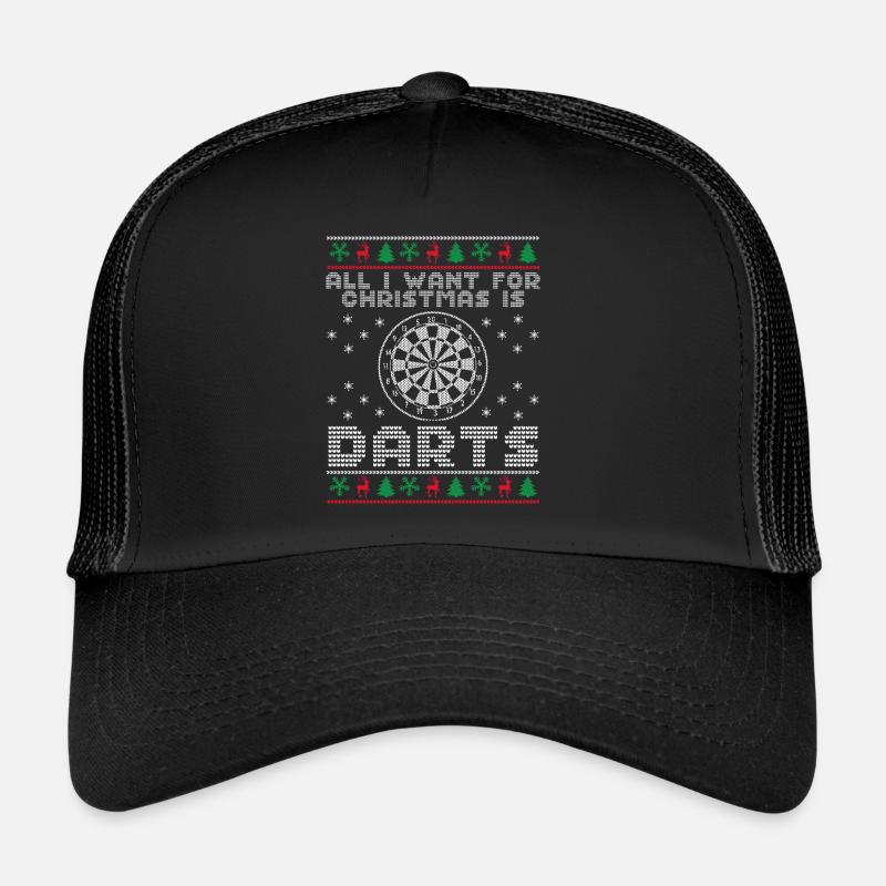 Ich Will Nur Dart Spielen Trucker Cap