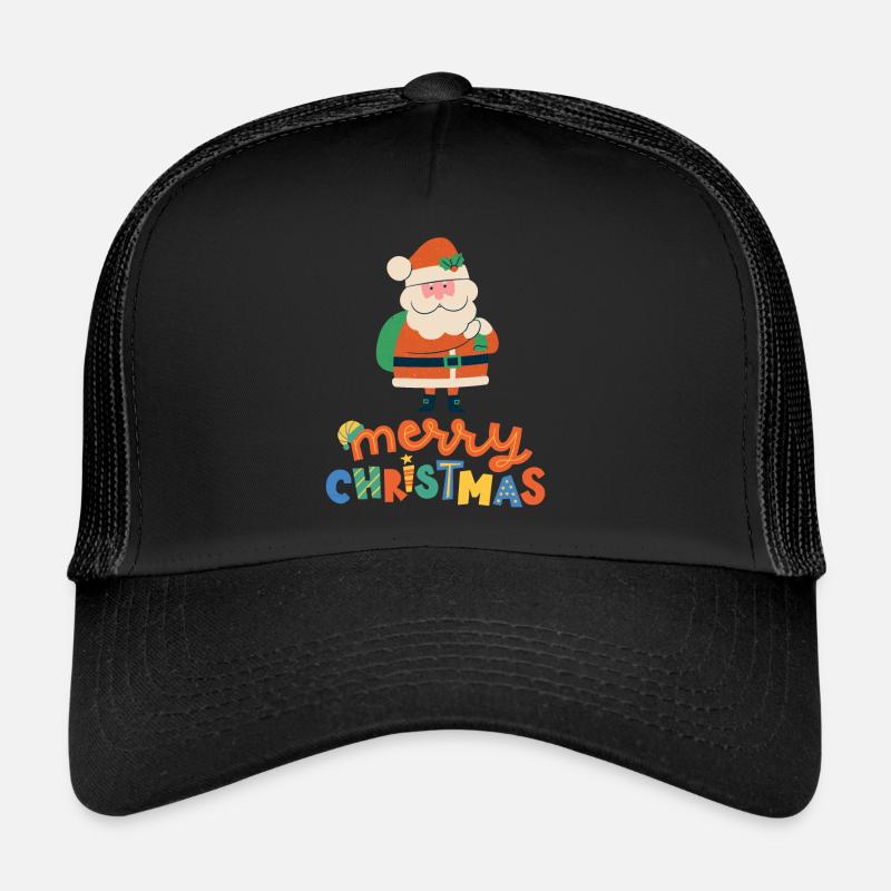 Joyeux Noël Drôle de Chemise de Noël Casquette trucker 