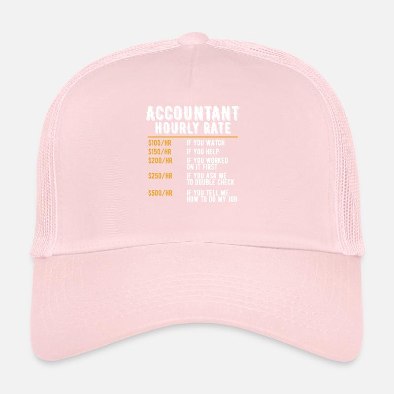 Drôle de comptable Comptabilité à taux horaire CPA Cool Casquette trucker 