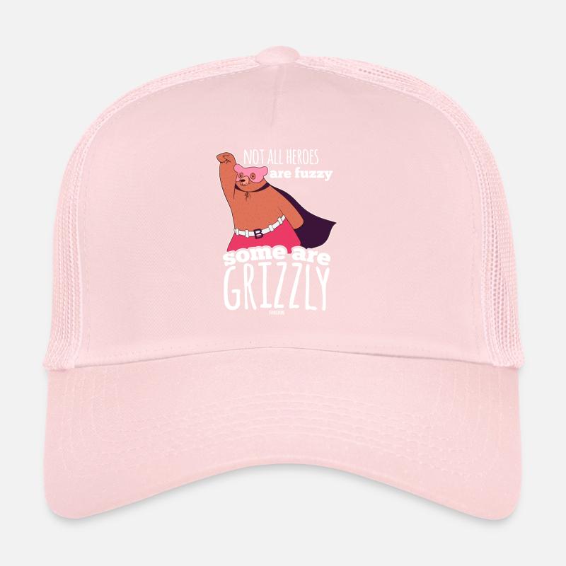Superheld Vorbild Braunbär Grizzly Trucker Cap
