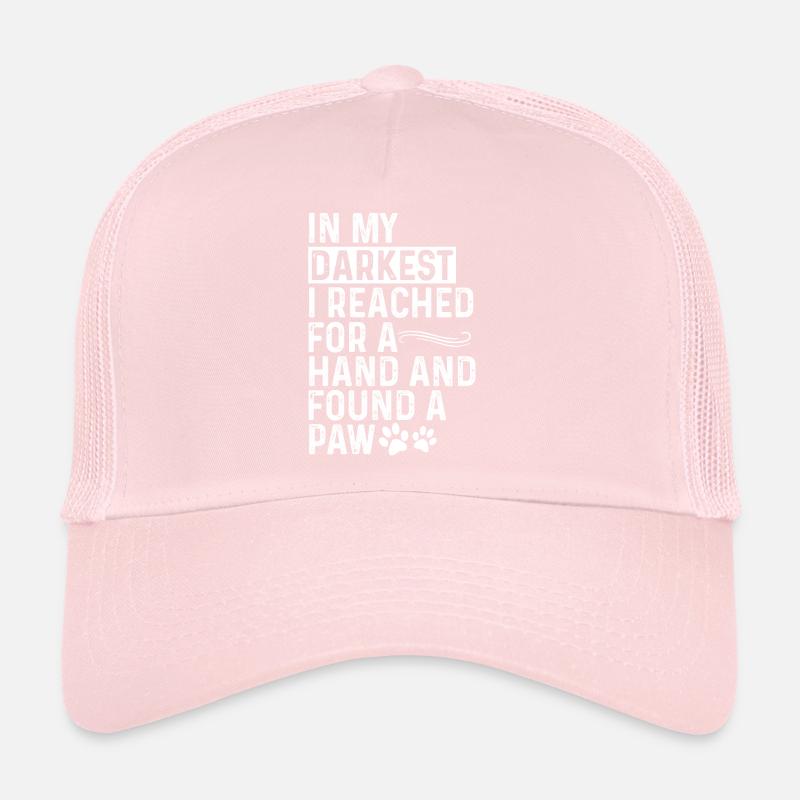 Dans mes heures les plus sombres, j’ai trouvé un chiot patte mignon Casquette trucker 