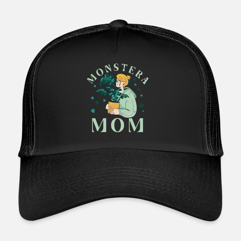 Maman Monstera Casquette trucker 