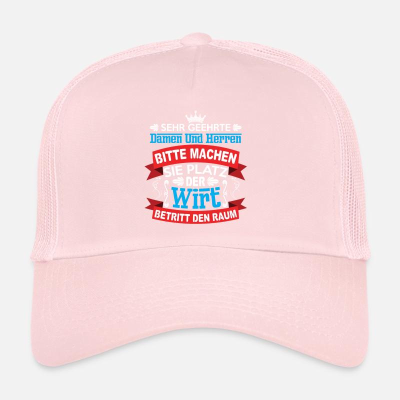 Machen Sie Platz Der Wirt Betritt Den Raum Trucker Cap