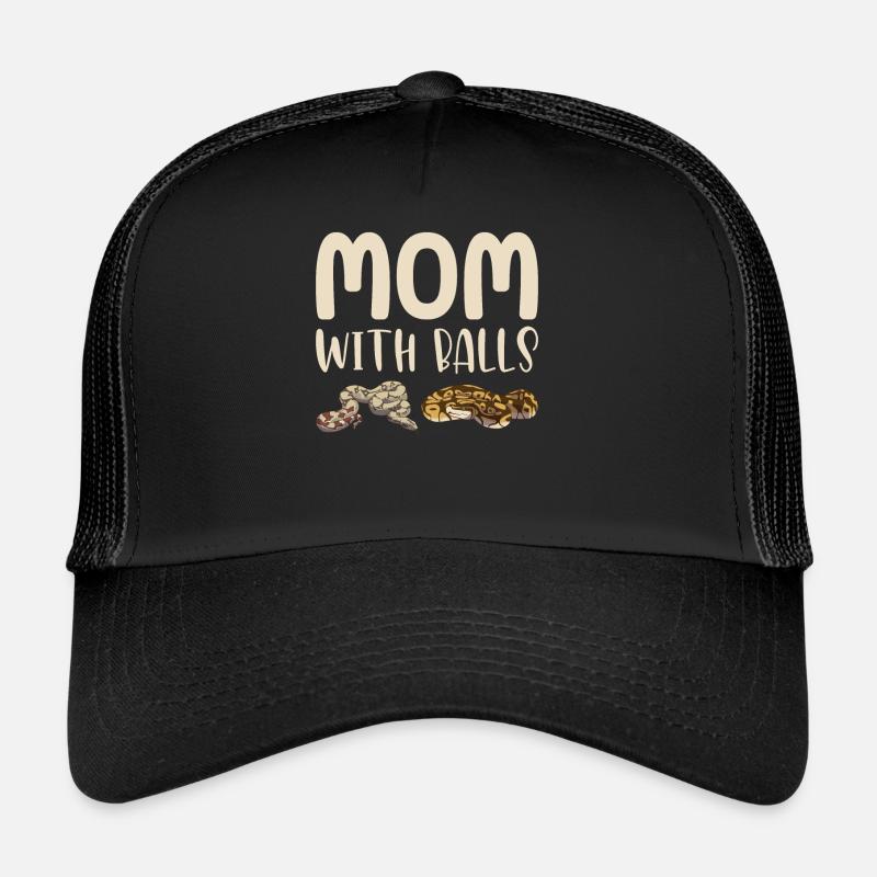 Lustige Kugelpython Schlange Trucker Cap
