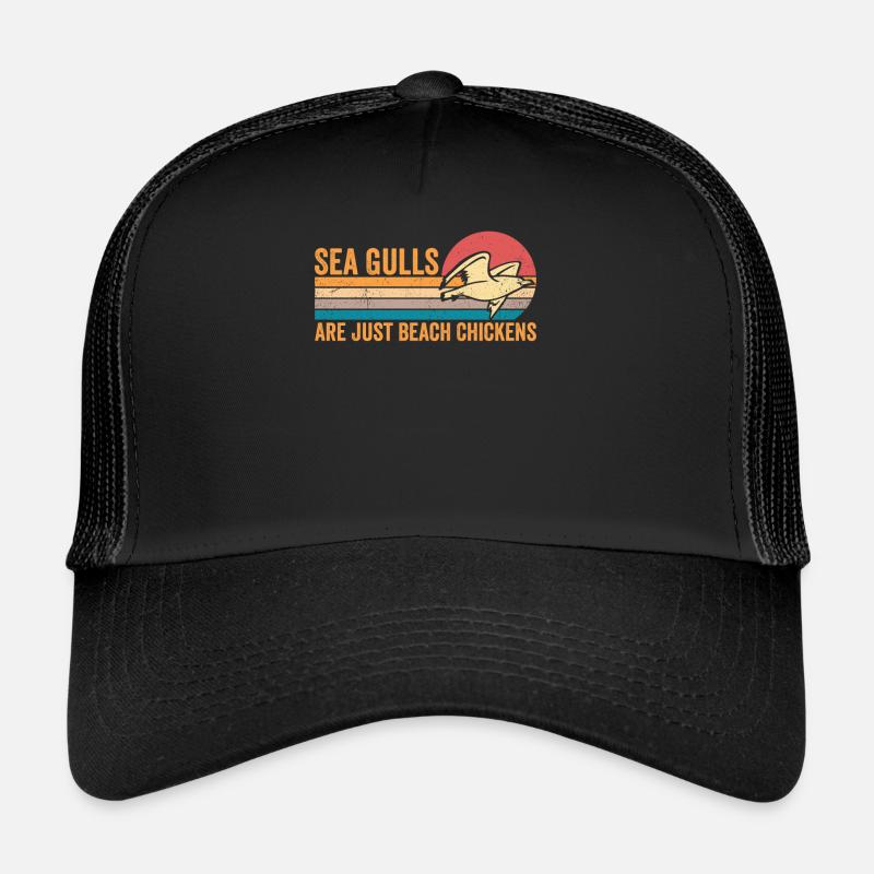 Lustige Möwe Seemöwe sind nur Strandhühner Trucker Cap
