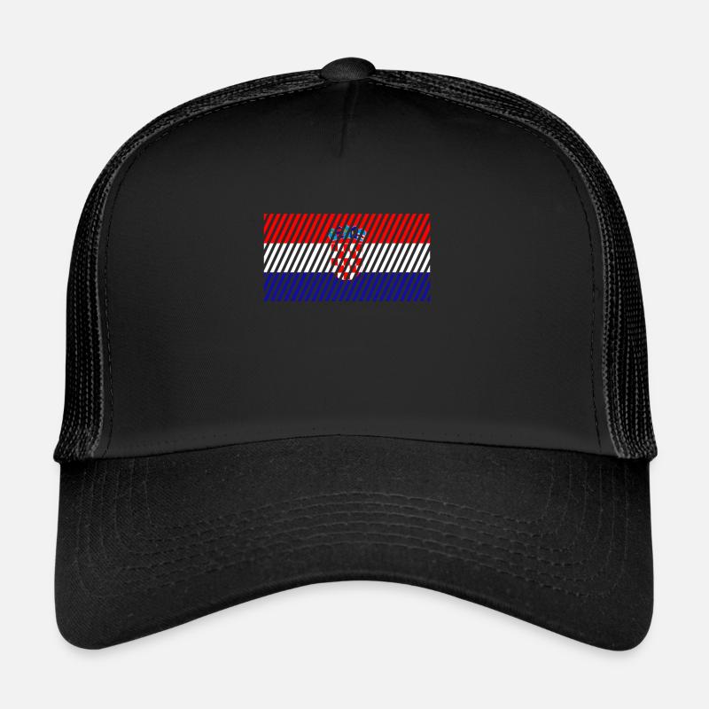 Kroatien Flagge Trucker Cap