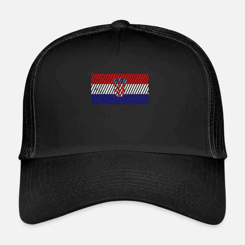 Croatia flag Trucker Cap