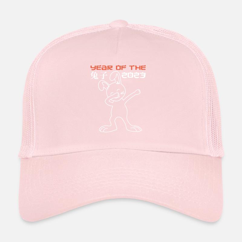 Joyeux Nouvel An chinois Rabbit Dab 2023 Nouvel An Casquette trucker 