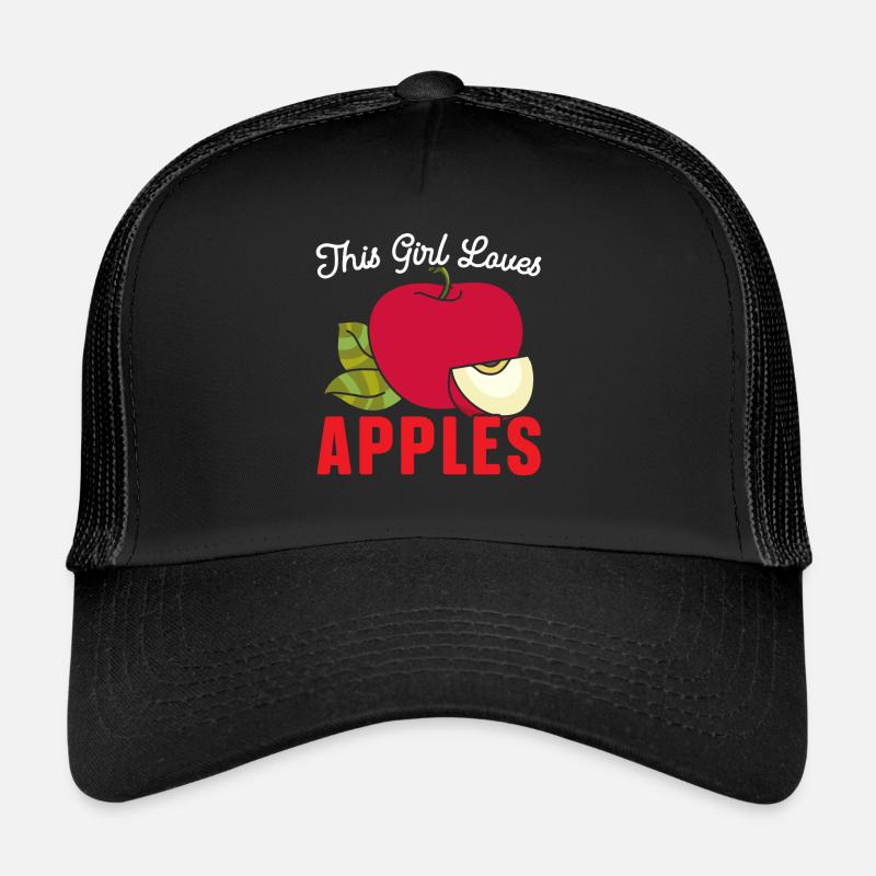 Dieses Mädchen liebt Äpfel Apple Fruit Lover Apple Trucker Cap