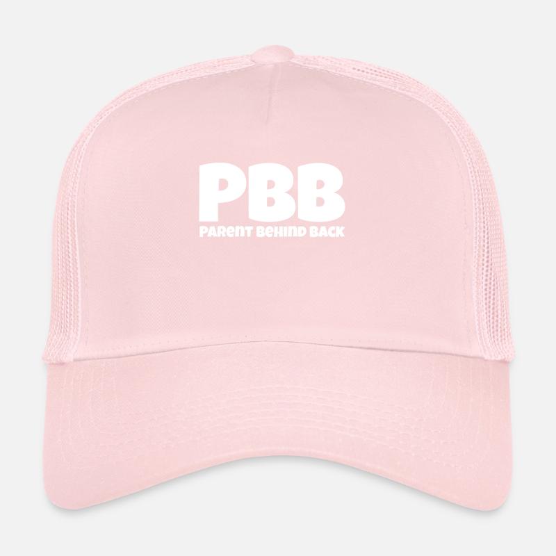Parent behind back Trucker Cap
