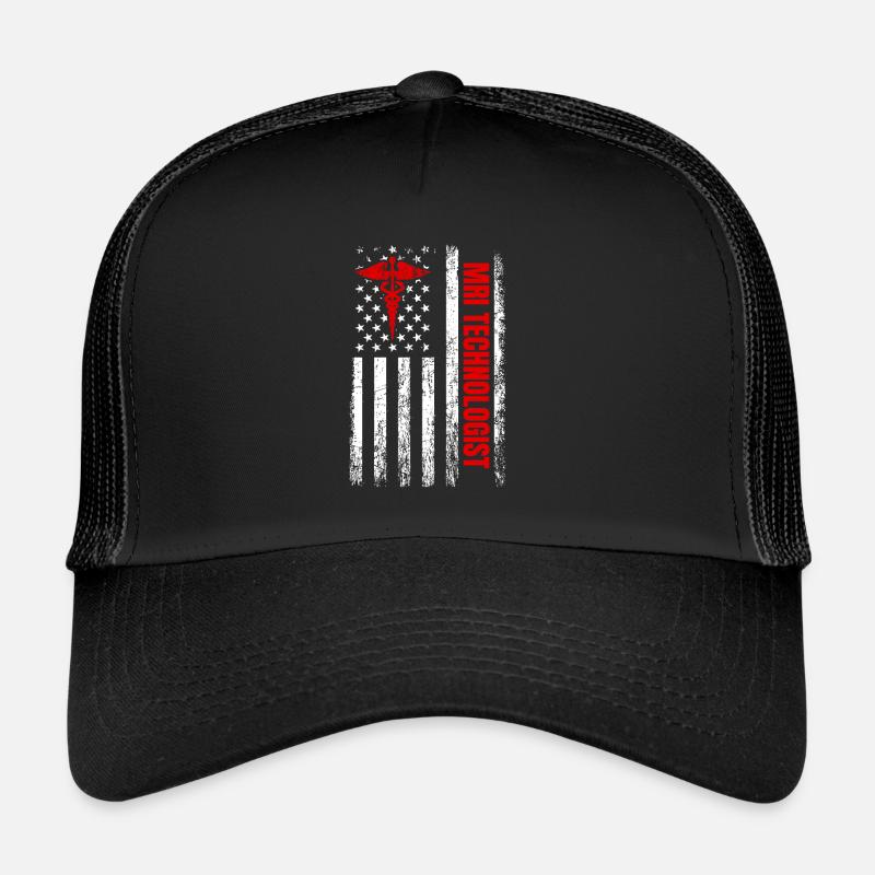 MRI Technologist American Flag, Radiologic MRI tec Trucker Cap