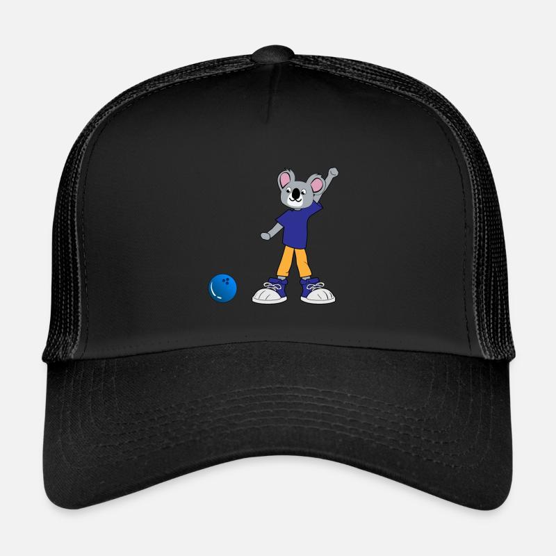 Koala joue au bowling Casquette trucker 