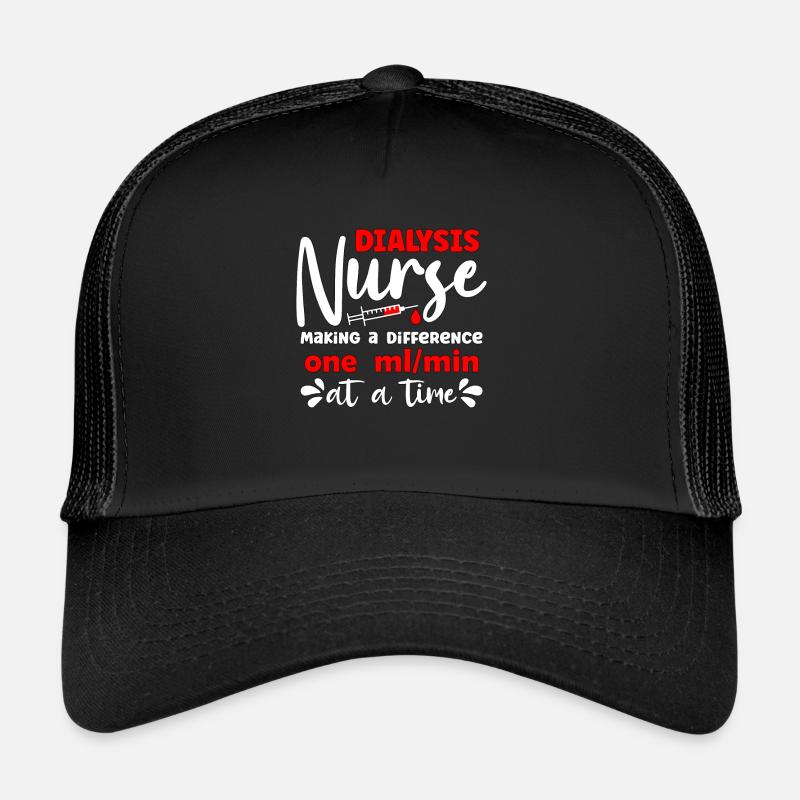 Technicien en dialyse Infirmière en dialyse rendant médicale Casquette trucker 