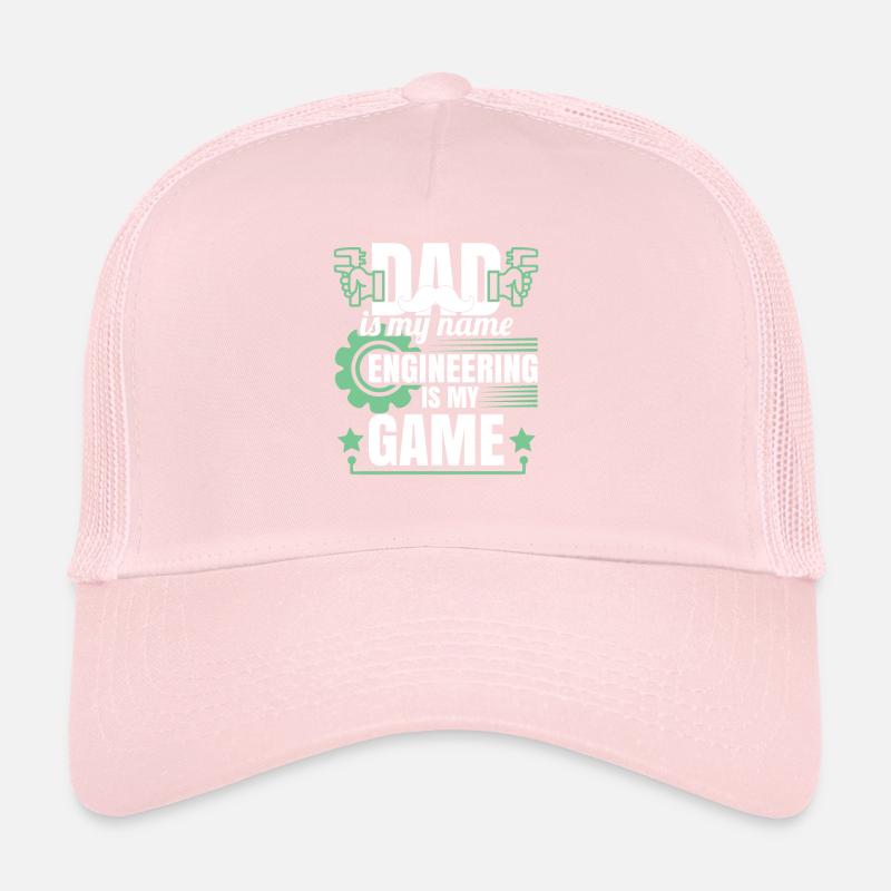 Funny Dad Engineering Humor Trucker Cap
