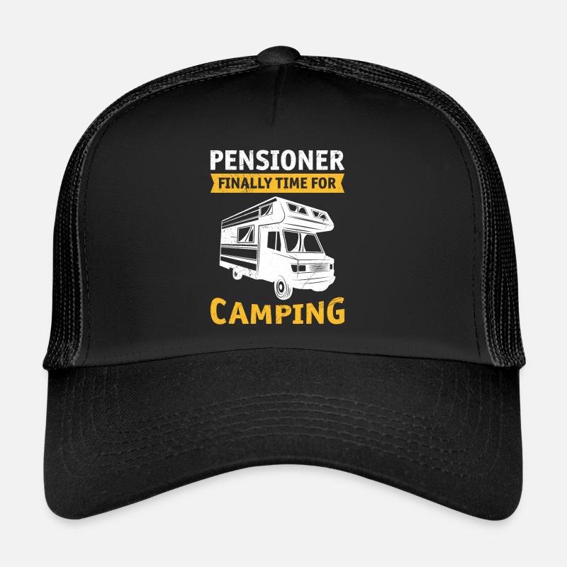 Pensioners finally time for camping Trucker Cap