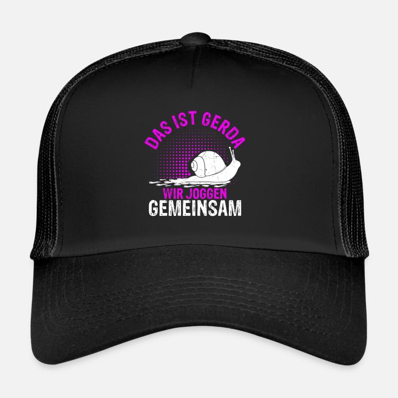 Das Ist Gerda Wir Joggen Gemeinsam Laufen Langsame Trucker Cap