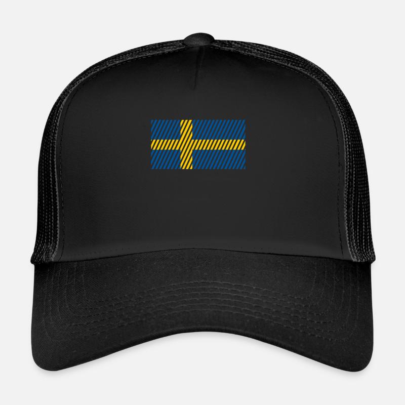 Swedish flag Trucker Cap