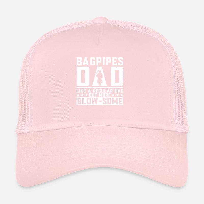 Cornemuse Papa Scottish Music Casquette trucker 