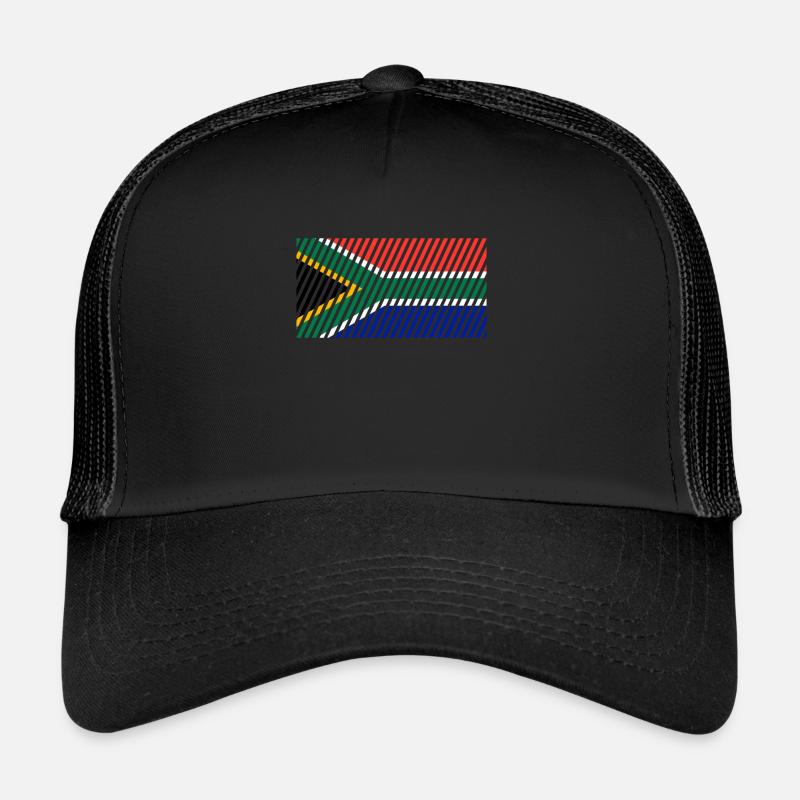 Drapeau de l’Afrique du Sud Casquette trucker 