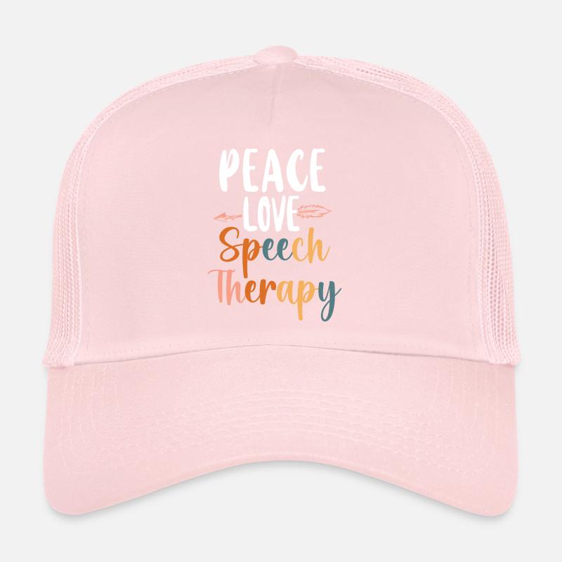 Speech Therapist Therapy Assistant Trucker Cap