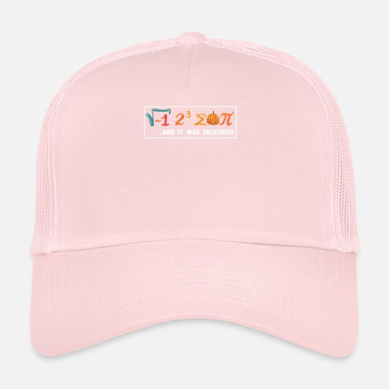Pi Day I Eight Sum Pumpkin Pi Funny Math Trucker Cap